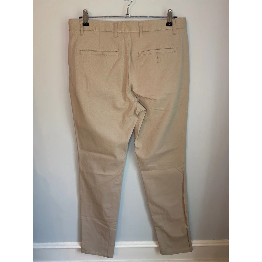 Everlane‎ Uniform Slim Fit Chinos Mens 32x34 Tan Cotton Blend Pants NWT